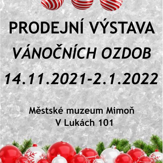 Prodejní výstava vánočních ozdob 1