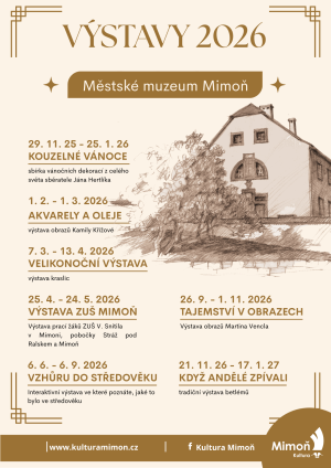 Přehled výstav na rok 2026